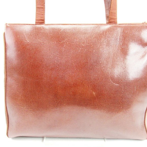 Ferragamo Tote Bag Vala Hardware Leather Auth T17230 - Picture 2 of 8